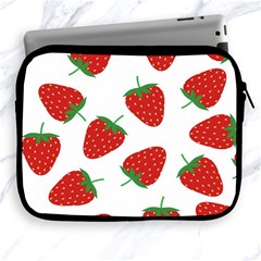 Seamless-pattern-fresh-strawberry Apple Ipad 2/3/4 Zipper Cases by Jancukart