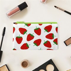 Seamless-pattern-fresh-strawberry Cosmetic Bag (xs)