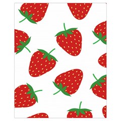 Seamless-pattern-fresh-strawberry Drawstring Bag (small)