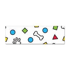 Dog Paw Seamless Pattern Footprint Bone Sticker (bumper)