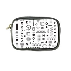 Pattern Hipster Abstract Form Geometric Line Variety Shapes Polka Dots Fashion Style Seamless Coin Purse