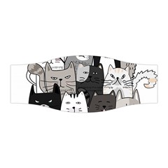 Cute Cat Hand Drawn Cartoon Style Stretchable Headband