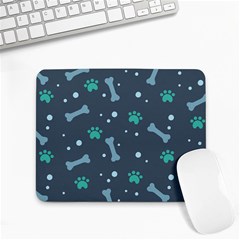 Bons-foot-prints-pattern-background Small Mousepad