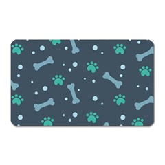 Bons-foot-prints-pattern-background Magnet (rectangular)