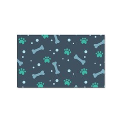 Bons-foot-prints-pattern-background Sticker Rectangular (100 Pack)