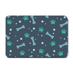 Bons-foot-prints-pattern-background Small Doormat