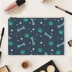 Bons-foot-prints-pattern-background Cosmetic Bag (large)