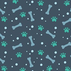 Bons-foot-prints-pattern-background Play Mat (rectangle)