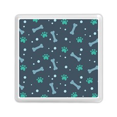 Bons-foot-prints-pattern-background Memory Card Reader (square)