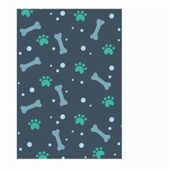 Bons-foot-prints-pattern-background Large Garden Flag (two Sides)