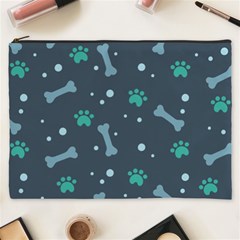 Bons-foot-prints-pattern-background Cosmetic Bag (xxxl)