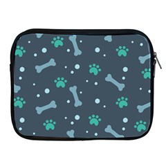 Bons-foot-prints-pattern-background Apple Ipad 2/3/4 Zipper Cases