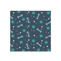 Bons-foot-prints-pattern-background Satin Bandana Scarf 22  X 22 