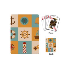 Nautical-elements-collection Playing Cards Single Design (mini)