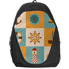 Nautical-elements-collection Backpack Bag