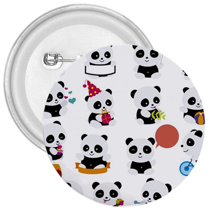 Playing-pandas-cartoons 3  Buttons