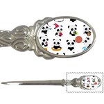 Playing-pandas-cartoons Letter Opener Front