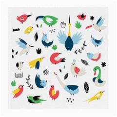 Vector-set-isolates-with-cute-birds-scandinavian-style Medium Glasses Cloth