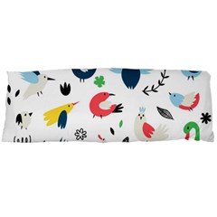 Vector-set-isolates-with-cute-birds-scandinavian-style Body Pillow Case Dakimakura (two Sides)