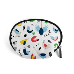 Vector-set-isolates-with-cute-birds-scandinavian-style Accessory Pouch (small)