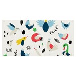 Vector-set-isolates-with-cute-birds-scandinavian-style Banner and Sign 8  x 4  Front