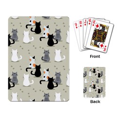 Cute-cat-seamless-pattern Playing Cards Single Design (rectangle)