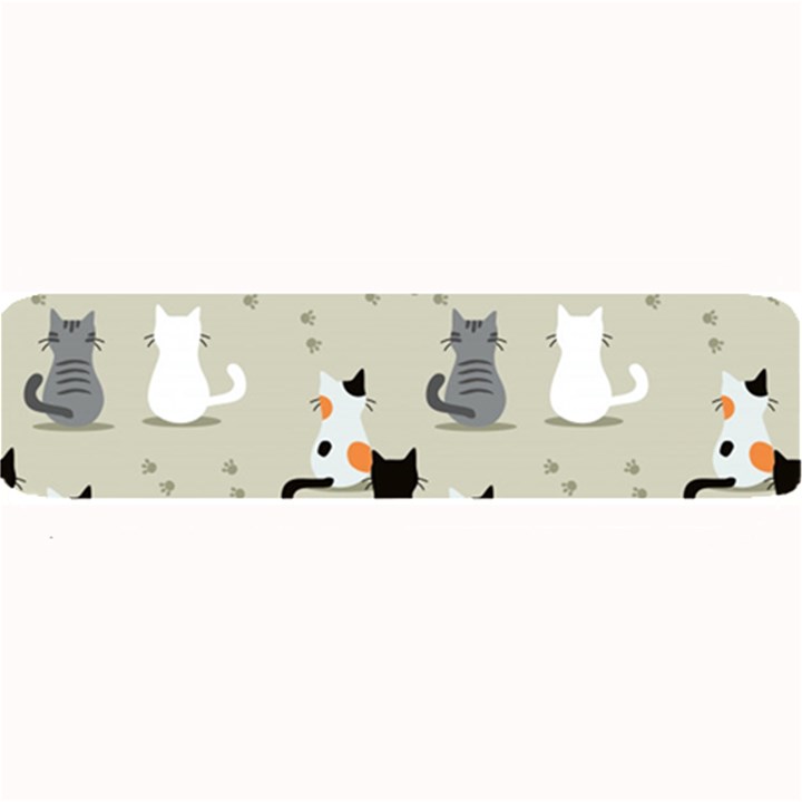 Cute-cat-seamless-pattern Large Bar Mat