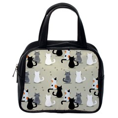 Cute-cat-seamless-pattern Classic Handbag (one Side)