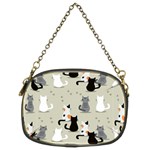 Cute-cat-seamless-pattern Chain Purse (Two Sides) Front