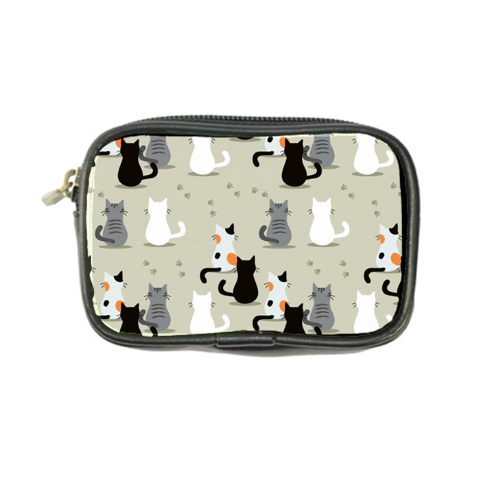 Cute-cat-seamless-pattern Coin Purse