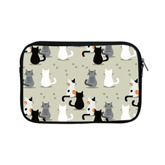 Cute-cat-seamless-pattern Apple Ipad Mini Zipper Cases by Jancukart