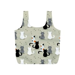 Cute-cat-seamless-pattern Full Print Recycle Bag (s)