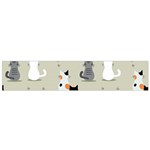 Cute-cat-seamless-pattern Small Flano Scarf Front