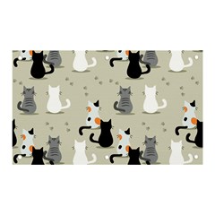 Cute-cat-seamless-pattern Banner And Sign 5  X 3 