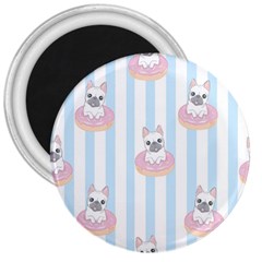 French-bulldog-dog-seamless-pattern 3  Magnets