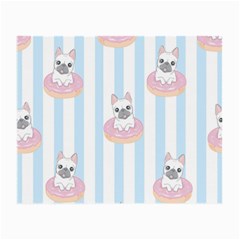 French-bulldog-dog-seamless-pattern Small Glasses Cloth (2 Sides) by Jancukart