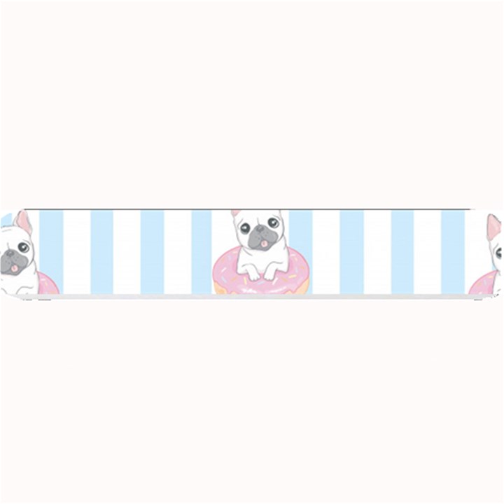 French-bulldog-dog-seamless-pattern Small Bar Mat