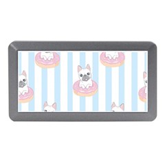 French-bulldog-dog-seamless-pattern Memory Card Reader (mini)