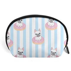 French-bulldog-dog-seamless-pattern Accessory Pouch (large)