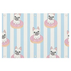 French-bulldog-dog-seamless-pattern Banner And Sign 6  X 4  by Jancukart