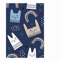 Colorful-cute-cats-seamless-pattern Small Garden Flag (two Sides)