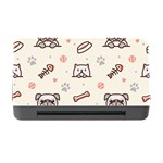 Pug-dog-cat-with-bone-fish-bones-paw-prints-ball-seamless-pattern-vector-background Memory Card Reader with CF Front