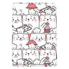 Cute-cat-chef-cooking-seamless-pattern-cartoon Removable Flap Cover (s) by Jancukart