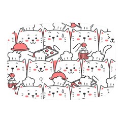 Cute-cat-chef-cooking-seamless-pattern-cartoon Mini Square Pill Box