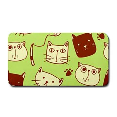 Cute-hand-drawn-cat-seamless-pattern Medium Bar Mat