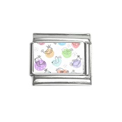 Cartoon-bird-cute-doodle-bird Italian Charm (9mm)