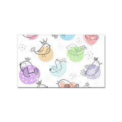 Cartoon-bird-cute-doodle-bird Sticker Rectangular (10 Pack) by Jancukart