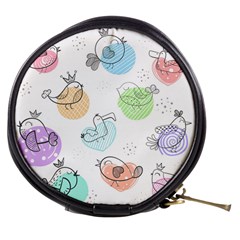 Cartoon-bird-cute-doodle-bird Mini Makeup Bag by Jancukart