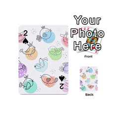 Cartoon-bird-cute-doodle-bird Playing Cards 54 Designs (mini)