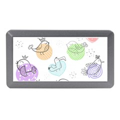 Cartoon-bird-cute-doodle-bird Memory Card Reader (mini) by Jancukart